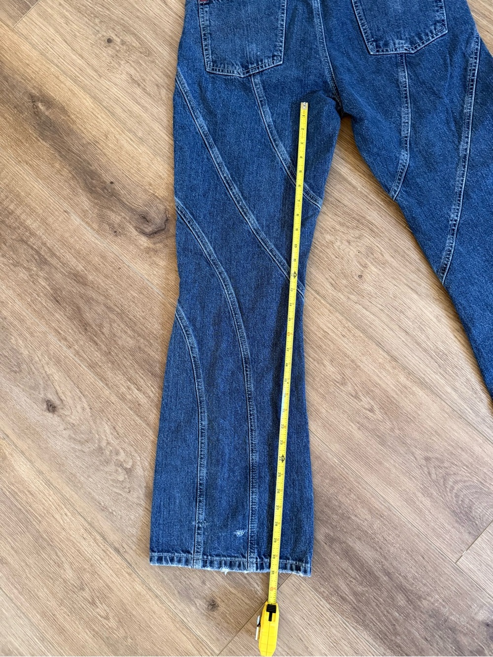 BDG Blue Denim Jeans with Contrast Stitch Design Size 31 - Picture 4 of 6